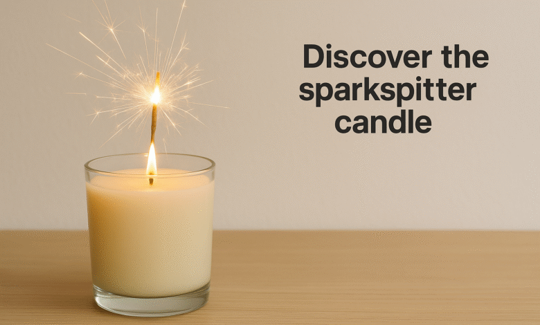 Sparkspitter Candle