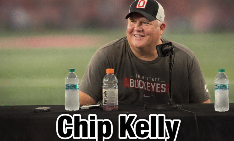 Chip Kelly American football coach during game