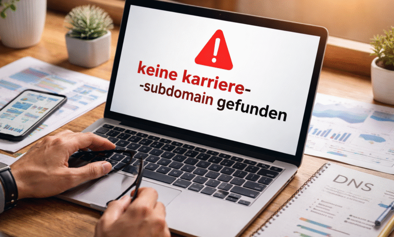 keine karriere-subdomain gefunden