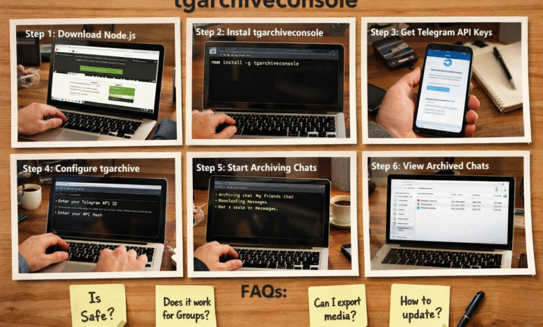 TGArchiveConsole Set Up